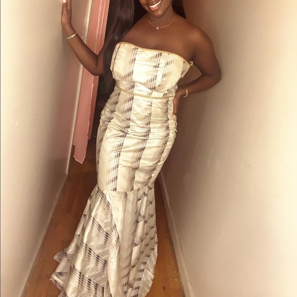 Custom mermaid style dress - Picture 3 of 3